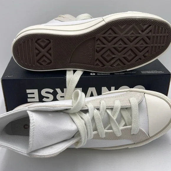 Converse WMNS CTAS LIFT HI
WHITE/VAPOROUS GRAY/LIGHT GOLD A09774C Platforms Snkr - Picture 3 of 16